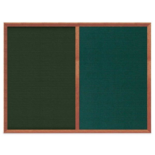 Slim Style Indoor Enclosed Corkboard, 12, UNITED VISUAL PRODUCTS, Mfr# UV500SC-WHITE-ULTMAR